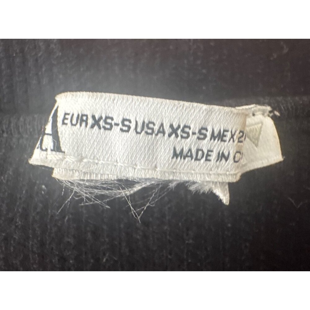 2/$30 ZARA Ribbed XS-S  Black Tank Top With Rhinestone Fringe Hem - Picture 6 of 11